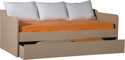Εικόνα της Καναπές κρεβάτι 73x197x100 με συρτάρι καναπέ 25x190x84 ΕΛΛΗΝΙΚΗΣ ΚΑΤΑΣΚΕΥΗΣ