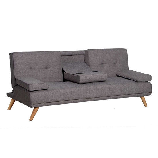 Εικόνα της Καναπές κρεβάτι Elton 3θέσιος ύφασμα 181X86X78