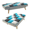 Εικόνα της Καναπές - κρεβάτι Andy pakoworld 3θέσιος με ύφασμα πολύχρωμο 178x91x86εκ