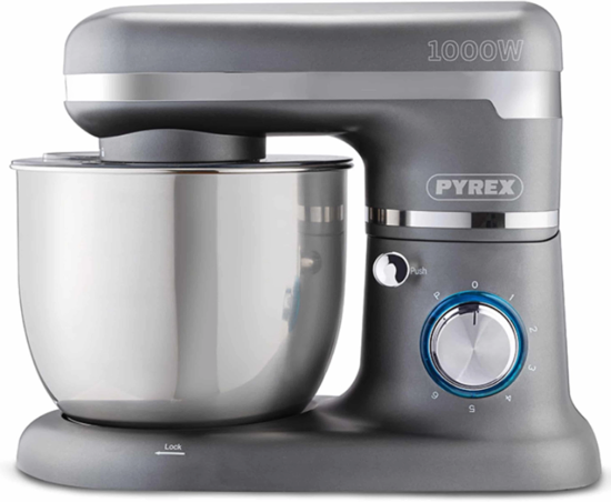 Εικόνα της Pyrex SB-1010 Κουζινομηχανή 1000W με Ανοξείδωτο Κάδο 5lt Silver