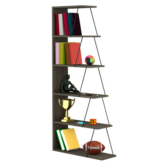 Εικόνα της ΒΙΒΛΙΟΘΗΚΗ ΜΙΝΙ TARS HM2241.13 OLIVE GREY ME ΜΑΥΡΕΣ ΒΕΡΓΕΣ 65x22-24x146Υεκ.