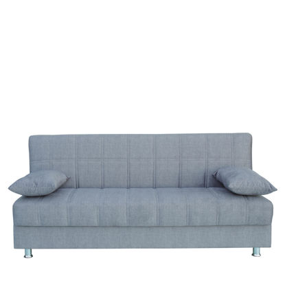 Εικόνα της Καναπές Κρεβάτι Τριθέσιος ArteLibre LAURA II Γκρι 190x75x80cm
