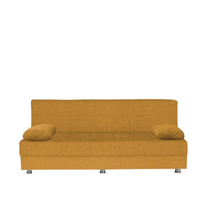 Εικόνα της Καναπές Κρεβάτι Τριθέσιος ArteLibre LAURA Μουσταρδί 190x75x80cm