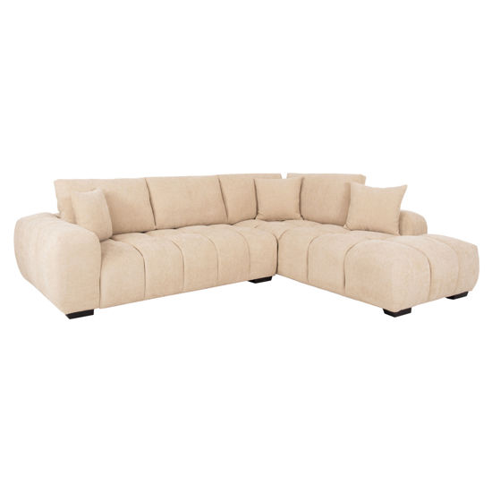 Εικόνα της ΚΑΝΑΠΕΣ ΓΩΝΙΑ (ΔΕΞΙΑ) COVEN HM3266.01R ΕΚΡΟΥ ΥΦΑΣΜΑ 298x102-208x85Υεκ.