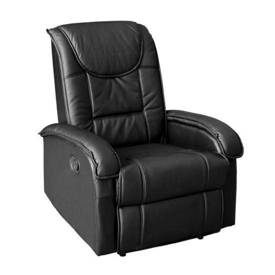 Εικόνα της ΠΟΛΥΘΡΟΝΑ RELAX ΜΕ ΜΗΧΑΝΙΣΜΟ MASSAGE ROCCA HM0026.01 PU ΜΑΥΡΟ 80x96x97 εκ.
