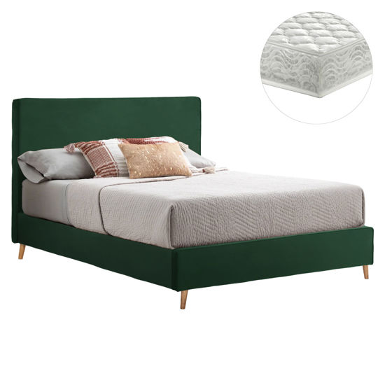 Εικόνα της ΚΡΕΒΑΤΙ ΜΕ ΣΤΡΩΜΑ INDRA HM21280.04 ΚΥΠΑΡΙΣΣΙ ΒΕΛΟΥΔΟ--ΓΙΑ 160x200εκ