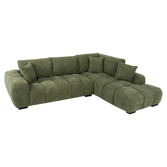 Εικόνα της ΚΑΝΑΠΕΣ ΓΩΝΙΑ (ΔΕΞΙΑ) COVEN HM3266.14R ΠΡΑΣΙΝΟ ΥΦΑΣΜΑ 298x102-208x85Υεκ.