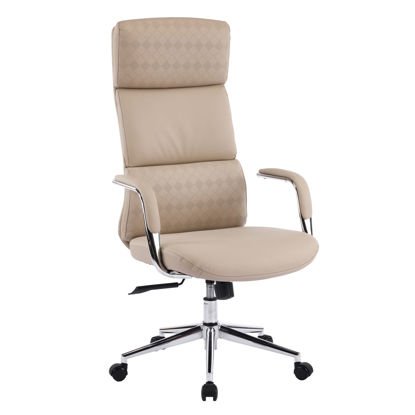 Εικόνα της ΚΑΡΕΚΛΑ ΓΡΑΦΕΙΟΥ MEITE HM18353.02 ΜΠΕΖ PU ΔΕΡΜΑ--ΒΑΣΗ ΧΡΩΜΙΟΥ 66x71x127Υεκ