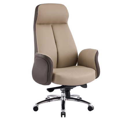 Εικόνα της ΚΑΡΕΚΛΑ ΓΡΑΦΕΙΟΥ DRAMON HM18356.02 ΜΠΕΖ-ΚΑΦΕ PU ΔΕΡΜΑ--ΒΑΣΗ ΧΡΩΜΙΟΥ 66x70x132.5Υεκ