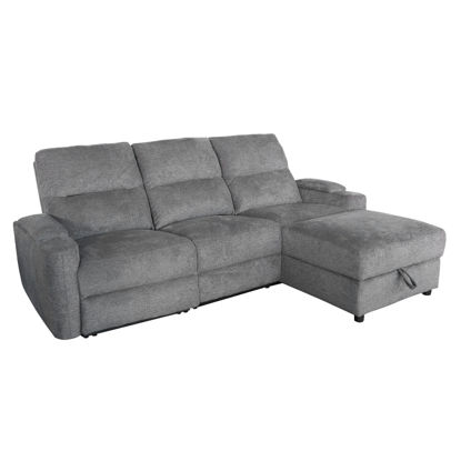 Εικόνα της ΚΑΝΑΠΕΣ ΔΕΞΙΑ ΓΩΝΙΑ SYNTHIA HM3308.03R ΑΝΑΚΛΙΣΗ & ΑΠΟΘ.ΧΩΡΟΣ--ΓΚΡΙ 246x159x97Υεκ