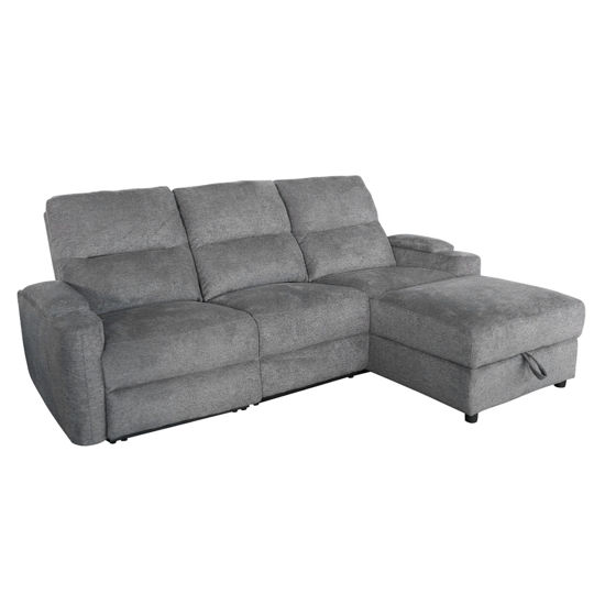 Εικόνα της ΚΑΝΑΠΕΣ ΔΕΞΙΑ ΓΩΝΙΑ SYNTHIA HM3308.03R ΑΝΑΚΛΙΣΗ & ΑΠΟΘ.ΧΩΡΟΣ--ΓΚΡΙ 246x159x97Υεκ