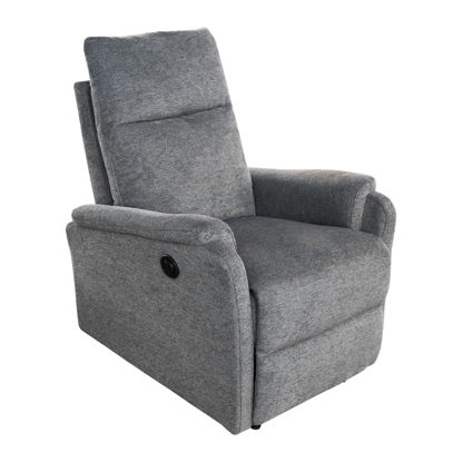 Εικόνα της ΠΟΛΥΘΡΟΝΑ RELAX ΜΕ ΗΛΕΚΤΡΙΚΗ ΑΝΑΚΛΙΣΗ SYNTHIA HM3309.01 ΜΠΕΖ ΥΦΑΣΜΑ 75x87x102Yεκ