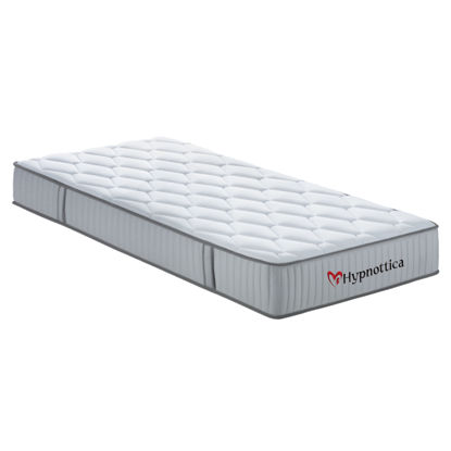 Εικόνα της ΣΤΡΩΜΑ ΜΟΝΟ HYPNOTTICA HM748.01 POCKET SPRINGS--ΛΕΥΚΟ 90x190x25Υεκ.