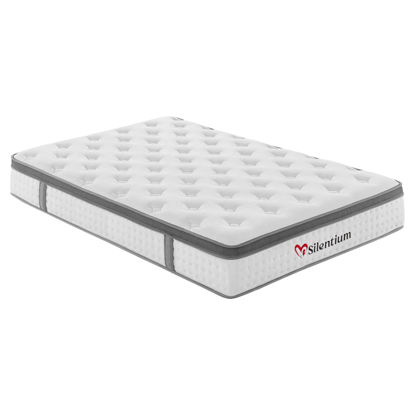 Εικόνα της ΣΤΡΩΜΑ ΔΙΠΛΟ SILENTIUM HM749.04 POCKET SPRINGS--ΛΕΥΚΟ 140x200x30Υεκ.