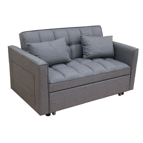 Εικόνα της WIND GREY ΥΦΑΣΜΑ ΚΑΝΑΠΕΣ/ΚΡΕΒΑΤΙ 140X85X82εκ.