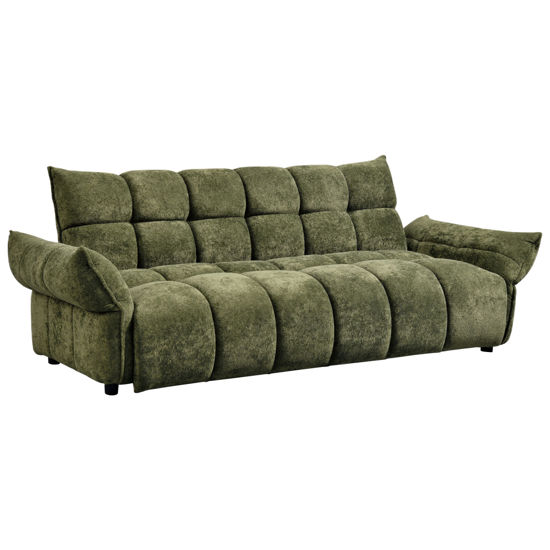 Εικόνα της ΚΑΝΑΠΕΣ ΚΡΕΒΑΤΙ MELU HM3314.03 ΠΡΑΣΙΝΟ ΥΦΑΣΜΑ--ΚΑΘΙΣΜΑ POCKET SPRINGS 240-250x90x85Υεκ