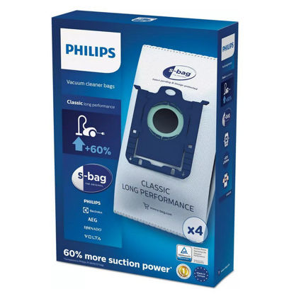 Εικόνα της Philips FC8021/03 Σακούλες Σκούπας 4τμχ Συμβατές με Σκούπα AEG / Philips