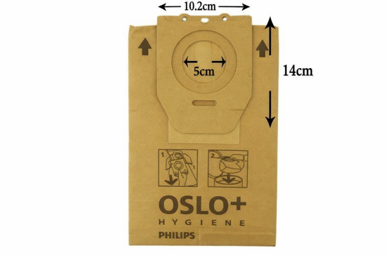 Εικόνα της Philips Oslo HR 6969 Σακούλες Σκούπας 12τμχ + 2τμχ φίλτρα