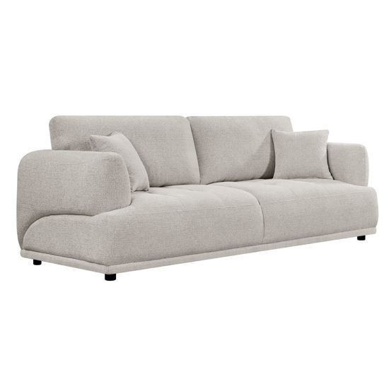 Εικόνα της ΚΑΝΑΠΕΣ 3-ΘΕΣΙΟΣ STRUCTO HM3329.02 ΑΝΟΙΧΤΟ ΜΠΕΖ ΥΦΑΣΜΑ 227x94x88Υεκ.