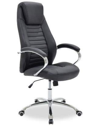 Εικόνα της Καρέκλα γραφείου διευθυντή Sonar pakoworld pu μαύρο