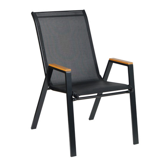 Εικόνα της ΠΟΛΥΘΡΟΝΑ ΕΞ.ΧΩΡΟΥ LEONE HM6429.03 ΜΕΤΑΛΛΙΚΗ ΜΑΥΡΗ--TEXTILENE ΜΑΥΡΟ 54x74x91Υεκ