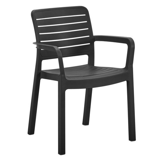 Εικόνα της ΠΟΛΥΘΡΟΝΑ ΕΞΩΤ.ΧΩΡΟΥ FLAN HM6369.02 ΜΑΥΡΟ ΠΟΛΥΠΡΟΠΥΛΕΝΙΟ 57x56x82.5Yεκ.