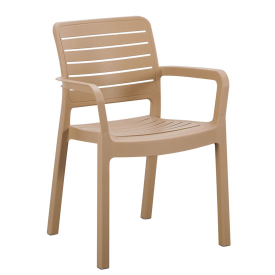 Εικόνα της ΠΟΛΥΘΡΟΝΑ ΕΞΩΤ.ΧΩΡΟΥ FLAN HM6369.03 ΚΑΠΟΥΤΣΙΝΟ ΠΟΛΥΠΡΟΠΥΛΕΝΙΟ 57x56x82.5Yεκ.