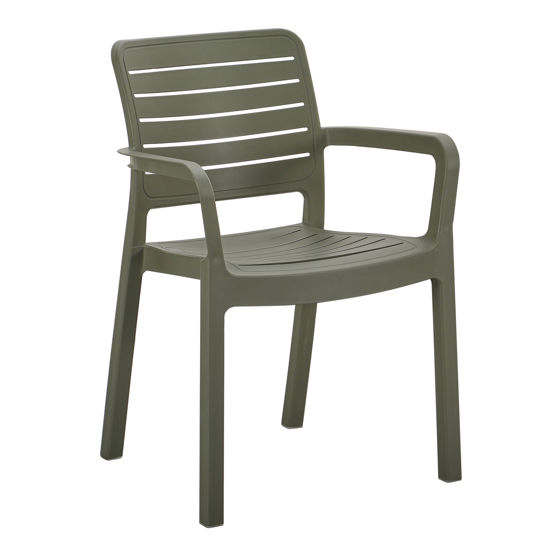 Εικόνα της ΠΟΛΥΘΡΟΝΑ ΕΞΩΤ.ΧΩΡΟΥ FLAN HM6369.05 DARK OLIVE ΠΟΛΥΠΡΟΠΥΛΕΝΙΟ 57x56x82.5Yεκ.