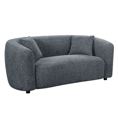 Εικόνα της ΚΑΝΑΠΕΣ 2-ΘΕΣΙΟΣ NORD HM3322.01 ΓΚΡΙ ΥΦΑΣΜΑ 170x91x75Υεκ.