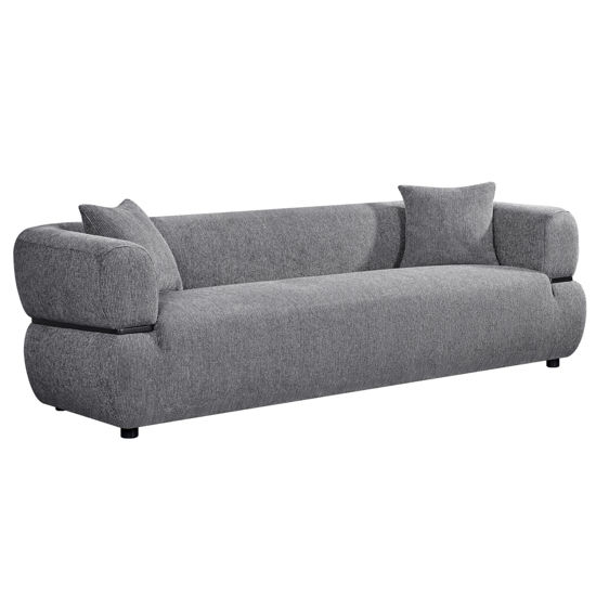 Εικόνα της ΚΑΝΑΠΕΣ 3-ΘΕΣΙΟΣ ARCTIS HM3327.01 ΓΚΡΙ ΥΦΑΣΜΑ 229x88x68Υεκ.